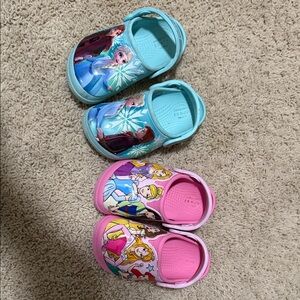 Frozen and Princess Kids Croca size 9